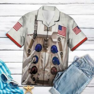 Beach Hawaiian Shirts High Quality Astronaut Hawaiian Shirt  - Thelegend59