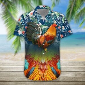 Beach Hawaiian Shirts High Quality Rooster Hawaiian Shirt  - Thelegend59