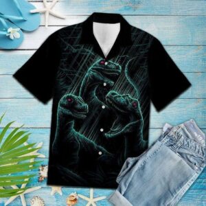 Beach Hawaiian Shirts Order Amazing Dinosaur Hawaiian Shirt  - Thelegend59