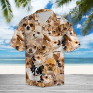 Beach Hawaiian Shirts Order Chihuahua Awesome Hawaiian Shirt  - Thelegend59
