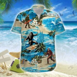 Beach Hawaiian Shirts Shop Bigfoot Hawaii Hawaiian Shirt  - Thelegend59