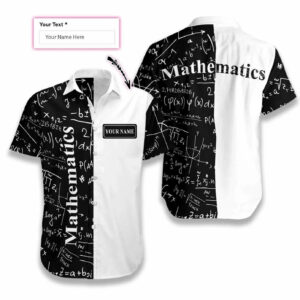 Beach Hawaiian Shirts Shop Personalized Mathematics Math Teacher Hawaiian Aloha Hawaiian Shirtsscustom Name  - Thelegend59