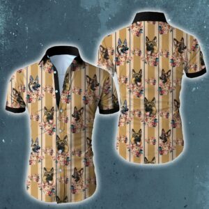 Beach Hawaiian Shirts Wozoro German Shepherd Hawaiian Shirt  - Thelegend59