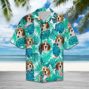 Beagle  Blue High Quality Unisex Hawaiian Shirt  - Thelegend59