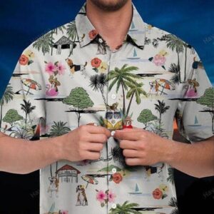 Beagle Hawaiian Shirt Hawaii Beach Retro  - Thelegend59