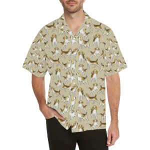 Beagle Pattern Print Design Hawaiian Shirt  - Thelegend59