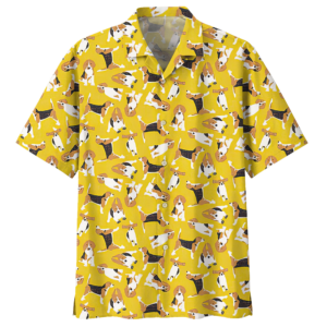 Beagle Yellow Nice Design Unisex Hawaiian Shirt  - Thelegend59