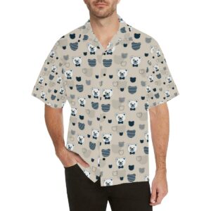Bear Pattern Print Design Hawaiian Shirt  - Thelegend59