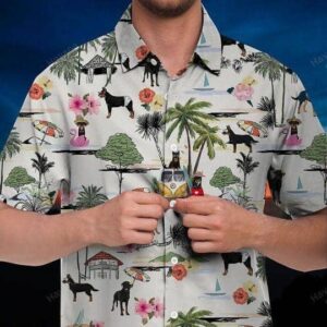 Beauceron Hawaiian Shirt Hawaii Beach Retro  - Thelegend59