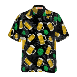 Beer Mugs And Hop Hawaiian Shirt - For Men And Women - Kids  - Thelegend59