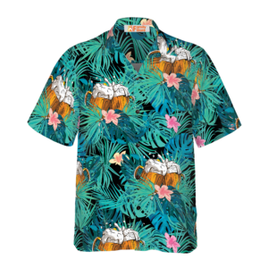Beer Tropical Hawaiian Shirt - For Men And Women - Kids  - Thelegend59