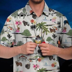 Bergamasco Hawaiian Shirt Hawaii Beach Retro  - Thelegend59