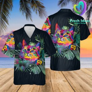 Best Cat Dad Ever Summer Hawaiian Beach Hawaiian Shirts 07  - Thelegend59