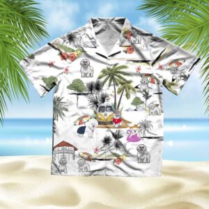 Bichon Frise Hawaiian Shirt Hawaii Beach Retro  - Thelegend59