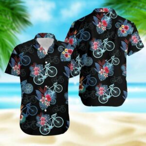 Bicycle Hawaiian Aloha Hawaiian Shirtss  - Thelegend59