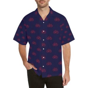 Bicycle Pattern Print Design Hawaiian Shirt  - Thelegend59