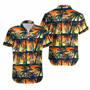 Bigfoot Camping Hawaiian Shirt  - Thelegend59