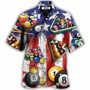 Billiard Independence Day - Hawaiian Shirt - For Men And Women - Kids  - Thelegend59