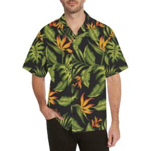 Bird Of Paradise Pattern Print Design Bop3 Hawaiian Shirt  - Thelegend59
