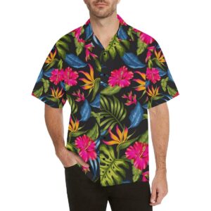 Bird Of Paradise Pattern Print Design Bop4 Hawaiian Shirt  - Thelegend59