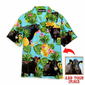 Black Angus Cattle Custom Hawaiian Shirt - For Men And Women - Kids  - Thelegend59