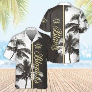 Blanton'S Bourbon Palm Tree All Over Print 3D Aloha Summer Beach Hawaiian Shirt  - Thelegend59