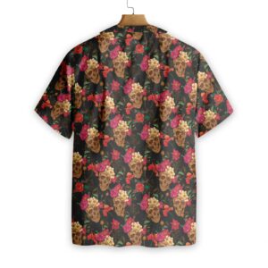 Blooming Skull Hawaiian Shirt - For Men And Women - Kids  - Thelegend59