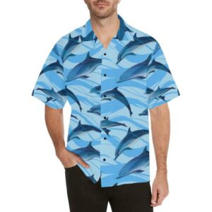 Blue Dolphin Hawaiian Shirt  - Thelegend59