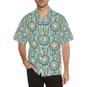 Blue Dream Catcher Hawaiian Shirt  - Thelegend59
