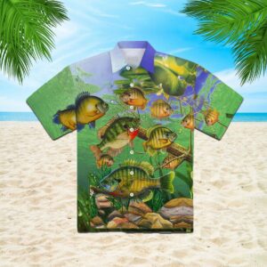 Bluegill Fishing Hawaiian Shirt  - Thelegend59