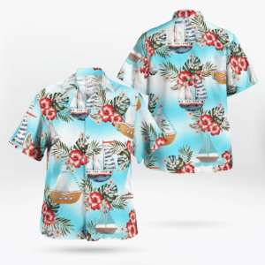 Boating All Over Print 3D Hawaiian Shirt  - Thelegend59