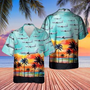 Boeing Poseidonblue High Quality Unisex Hawaiian Shirt  - Thelegend59