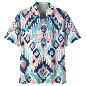 Bohemian Blue High Quality Unisex Hawaiian Shirt  - Thelegend59