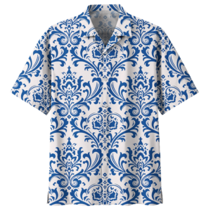 Bohemian Blue Nice Design Unisex Hawaiian Shirt  - Thelegend59