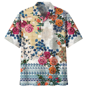 Bohemian White Unique Design Unisex Hawaiian Shirt  - Thelegend59