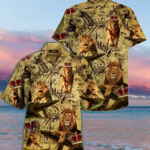 Born To Be A King Hawaiian Shirt - Unihawaiian Shirtsex - Adult -  - Thelegend59