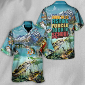 Born To Go Fishing - Hawaiian Shirt - For Men And Women - Kids  - Thelegend59