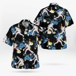Bowling Player All Over Print 3D Hawaiian Shirt  - Thelegend59