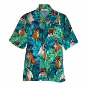 Boxer Blue Amazing Design Unisex Hawaiian Shirt  - Thelegend59