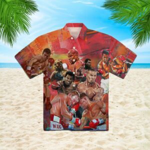 Boxing Legends Is My Therapy Hawaiian Shirt  - Thelegend59