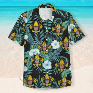 Boy Scouts Black Unique Design Hawaiian Shirt  - Thelegend59