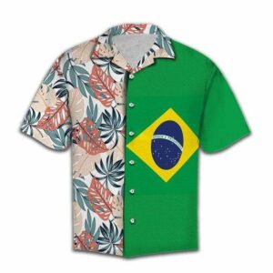 Brazil Lover Tropical Hawaiian Aloha Hawaiian Shirtss  - Thelegend59