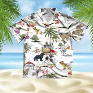 Briard Hawaiian Shirt Hawaii Beach Retro  - Thelegend59