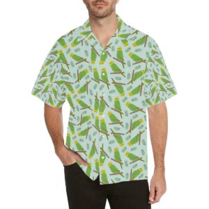 Budgerigar Pattern Print Design Hawaiian Shirt  - Thelegend59