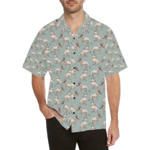 Bull Terrier Cute Print Pattern Hawaiian Shirt  - Thelegend59