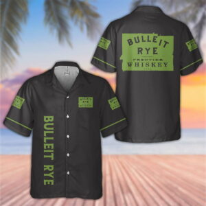 Bulleit Rye All Over Print 3D Aloha Summer Beach Hawaiian Shirt  - Thelegend59