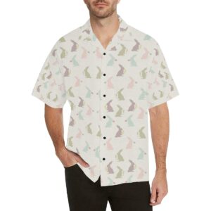 Bunny Pattern Print Design Hawaiian Shirt  - Thelegend59