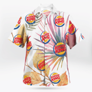 Burger King Fast Food All Over Print 3D Hawaiian Shirt  - Thelegend59