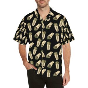 Burrito Print Design Hawaiian Shirt  - Thelegend59