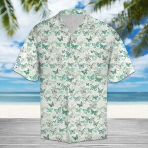 Butterfly Hawaiian Shirt - Unihawaiian Shirtsex - Adult -  - Thelegend59